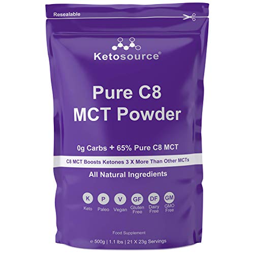 KetoSource Pure C8 Mct Powder