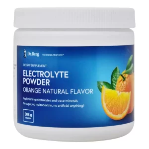 Dr Bergs Electrolyte Powder Orange Natural Flavour