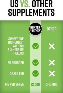 Hunter & Gather Bovine Collagen Powder 400g - One ingredient