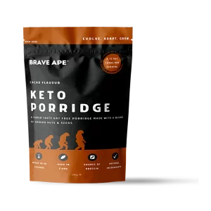 The Brave Ape Co. Cacao Flavour Instant Keto Porridge