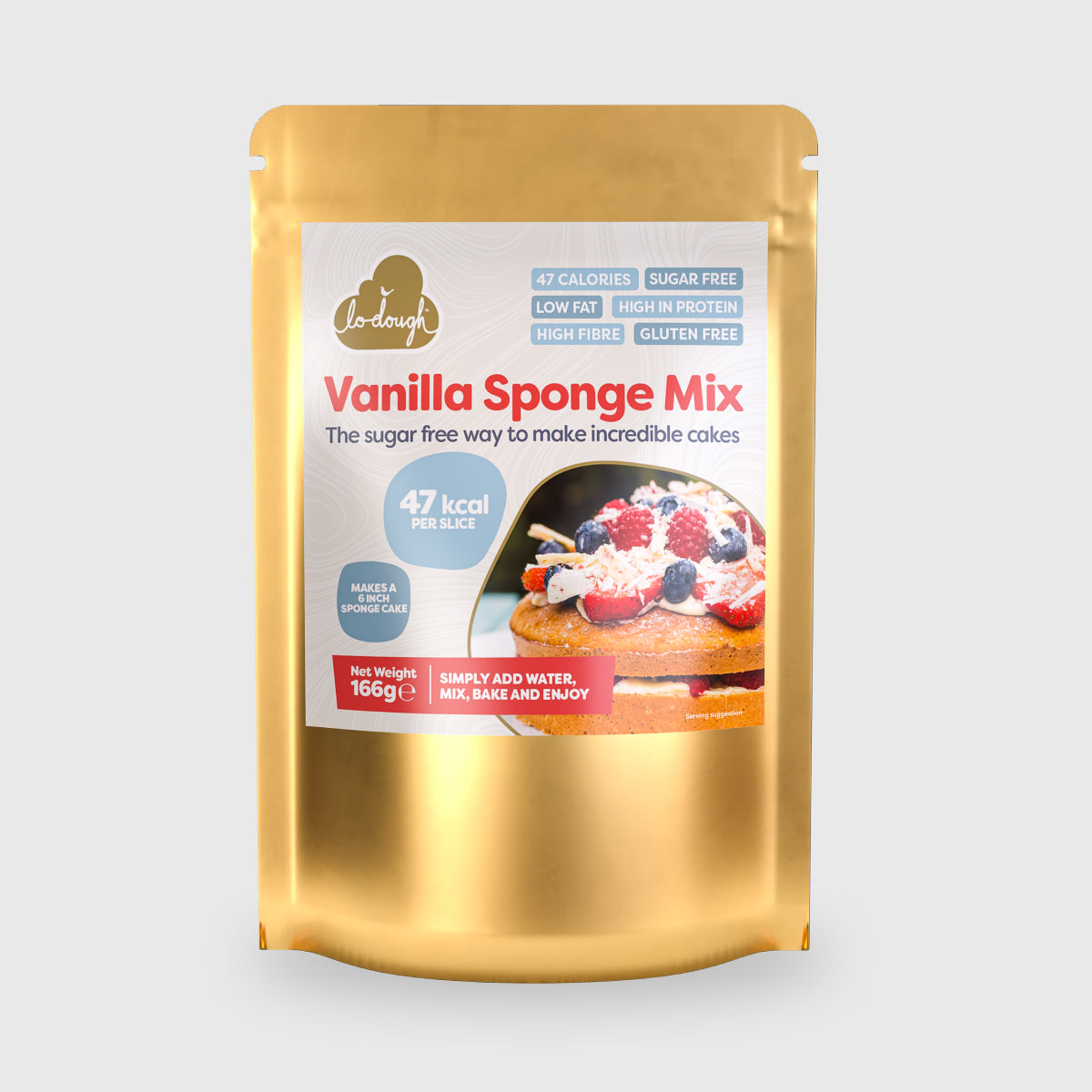 Lo-Dough Vanilla Sponge Mix (Pre-order)