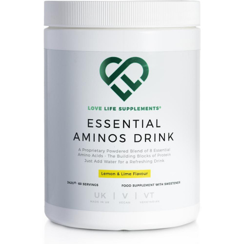 Love Life Supplements Essential Amino Acid Drink Lemon & Lime 342g