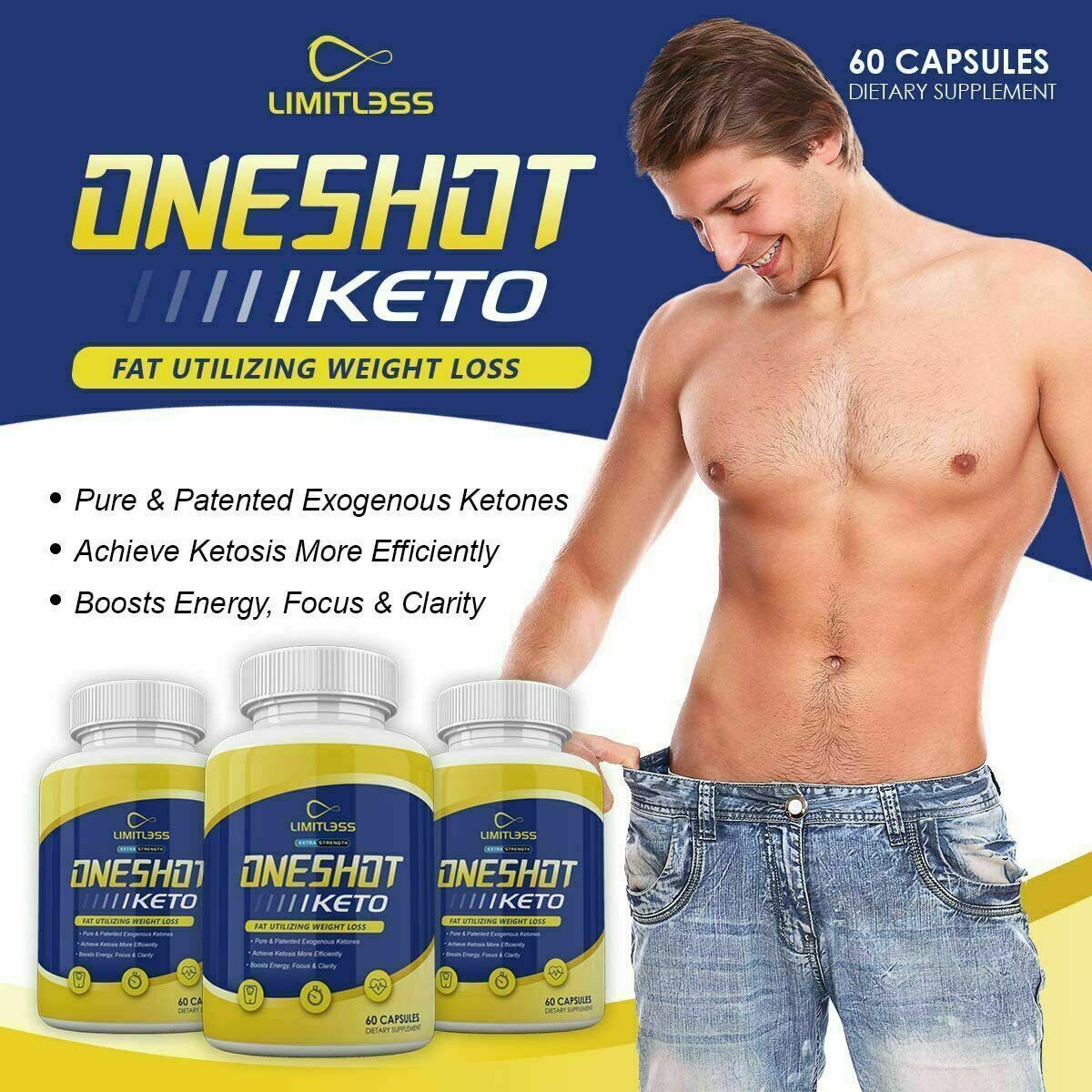 limitless one shot keto in stock
