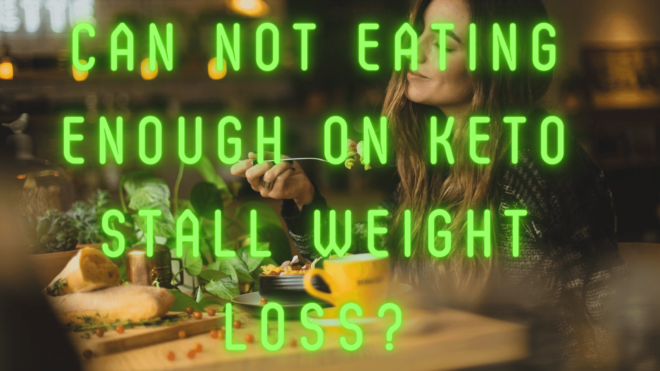 Can not eating enough on keto stall weight loss