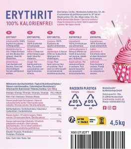 Erythritol Sweetener 4.5 kg Woldo Health - Erythrit - Review