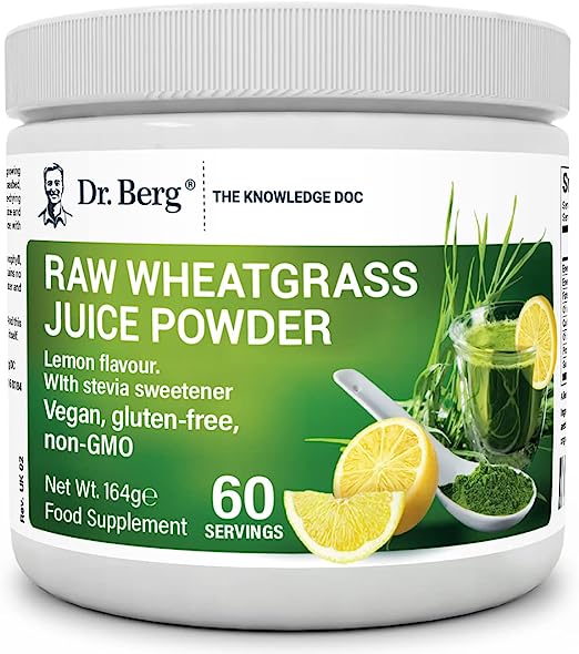 Dr Bergs Raw Wheatgrass Juice Powder