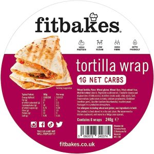Fitbakes Low Carb Tortilla Wraps, 6x40g - Review UK
