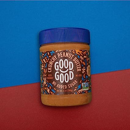Good Good Crunchy Peanut Butter - Keto-Friendly Peanut Butter