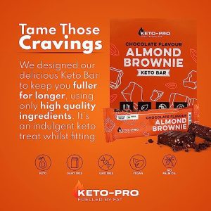 Keto-Pro Keto Bars Chocolate Almond Brownie - Price