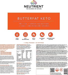 Neutrient Butterfat Keto MCT Creamer 350g - Butterfat