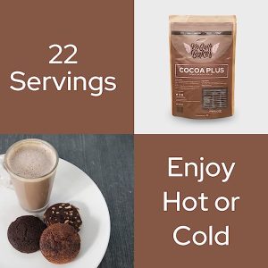 No Guilt Bakes Cocoa Plus - with MCT Keto Drink Mix - Sugar Free Hot Chocolate 22 servings