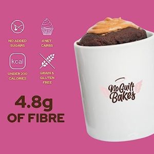 No Guilt Bakes Mug Cake Mixes - 4,8 g of fibre
