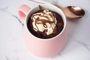 No Guilt Bakes Mug Cake Mixes - Serving Suggestion