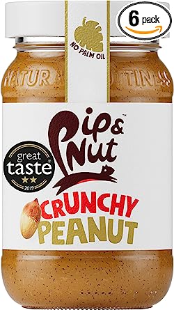 Pip & Nut - Crunchy Peanut Butter (6 x 300g)