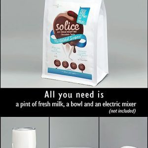 Sol-ice Keto Ice Cream Mix - Low Carb Chocolate Ice Cream