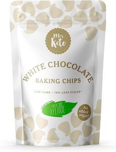 Sugar Free White Chocolate Chips by Mrs. Keto