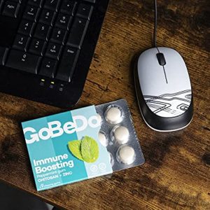 GoBeDo Immune Boosting Chewing Gum – Pack of 90 (10 x 9 packs) UK