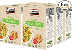 Explore Cuisine - Gluten Free Plant Pasta, Organic, Low Carb, High Protein, Perfect for Vegan Diets (Fava Bean Fusilli)