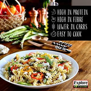 Explore Cuisine - Gluten Free Plant Pasta, Organic, Low Carb, High Protein, Perfect for Vegan Diets (Fava Bean Fusilli) Deals
