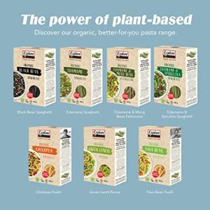 Explore Cuisine - Gluten Free Plant Pasta, Organic, Low Carb, High Protein, Perfect for Vegan Diets (Fava Bean Fusilli) Plant Based