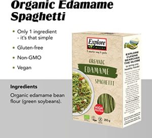 Explore Cuisine Organic Edamame Keto Spaghetti Pasta 6 x 200g UK