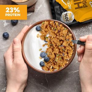 ACTI-SNACK High Protein Granola Peanut Butter keto - in the bowl