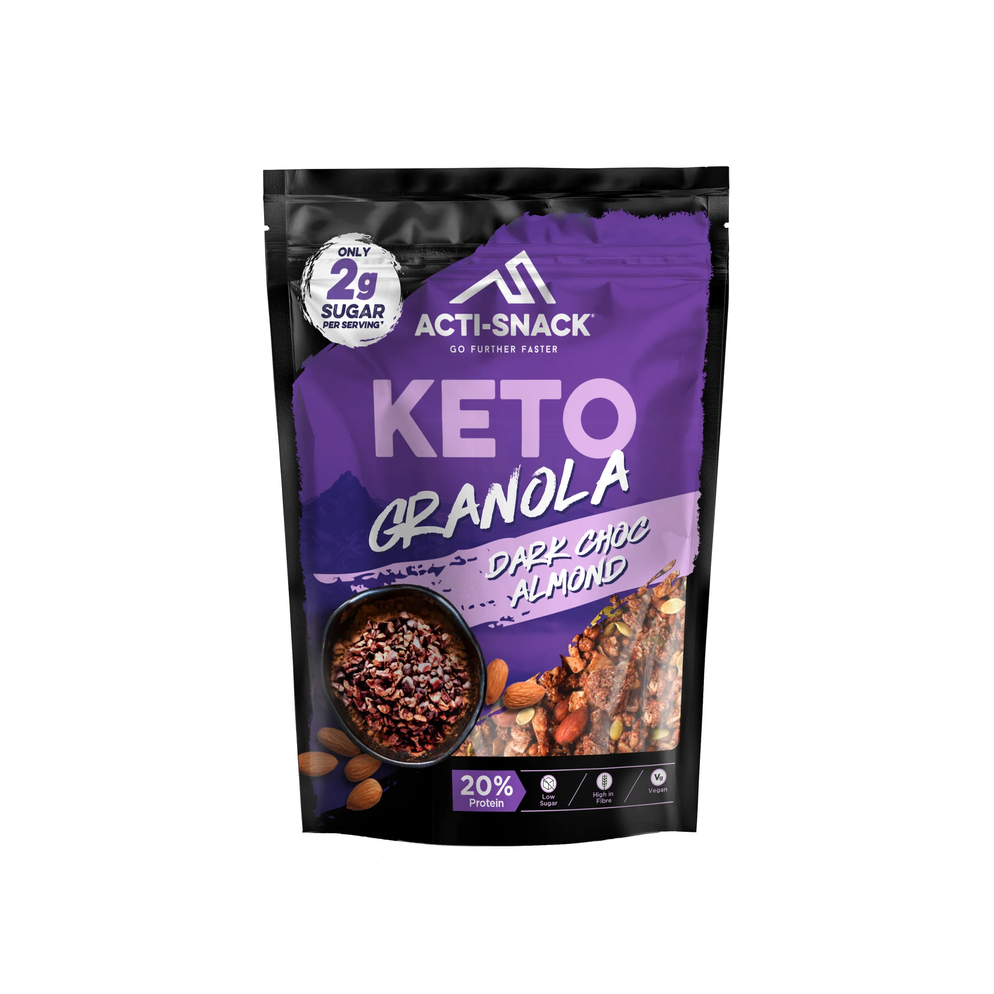 Acti-Snack KETO DARK CHOC ALMOND GRANOLA - Review