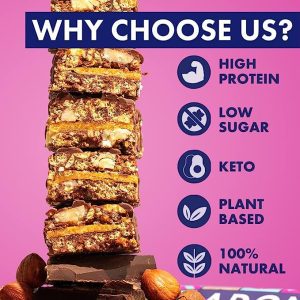 Adonis Hazelnut Crunch & Chocolate keto snack bars - Uk reviews