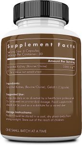 Ancestral Supplements Grass Fed Beef Kidney Supplement, Kidney Support for Urinary and Histamine Health, Selenium, B12, and DAO Supplement, Non-GMO, 180 Capsules Review UK