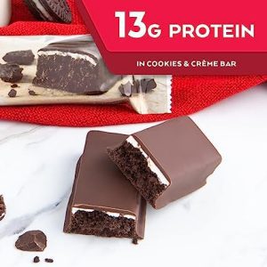 Atkins Advantage MEAL, Cookies n' Creme Bar, 5 Bars, 1.8 oz (50 g) - High Protein