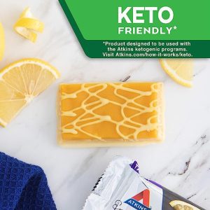 Atkins Endulge Lemon Tart Bars, 1.2 oz (34 g) Each - Review - Keto Friendly