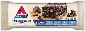 Atkins Snack Bar, Triple Chocolate, Keto Friendly, 7.05 Ounce (5 Bars) - Review