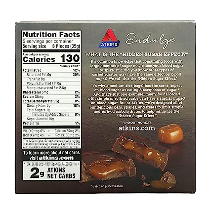 Atkins endulge milk chocolate caramel squares - 6.1 Ounce - Review