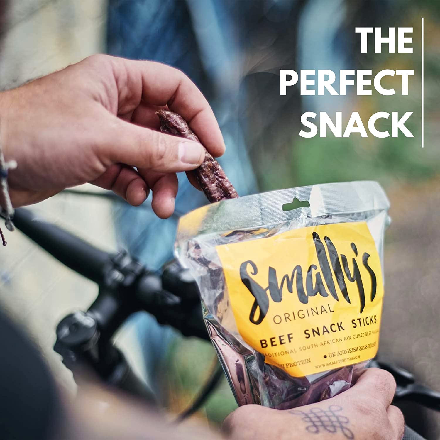 Smally's Biltong Original - High Protein Beef Snack, Ready to Eat, Gluten Free, Low Fat, No Added Sugar, No Artificial Colours or Flavours - 250g Pack - Review UK