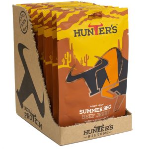 Summer BBQ Beef Jerky 10 x 28g - Hunters - Review
