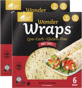 Wonder Wraps - Hot Chili - Delicious Gluten Free, Low Carb Keto