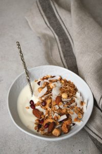 Low carb granola for breakfast on keto
