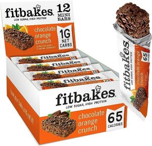 Fitbakes Chocolate Orange Crunch Mini Bars