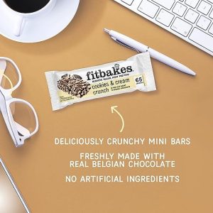 Fitbakes Cookies & Cream Mini Bars - 65 kcal