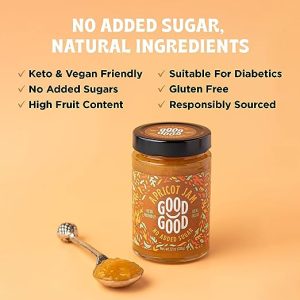 Good Good Keto Jam - Apricot - No Added Sugar Jam