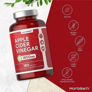 Horbäach Apple Cider Vinegar Tablets - ACV - Keto Supplements Review