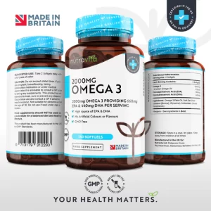 Nutrivita Omega 3 Fish Oil 2000mgs - Brain Health