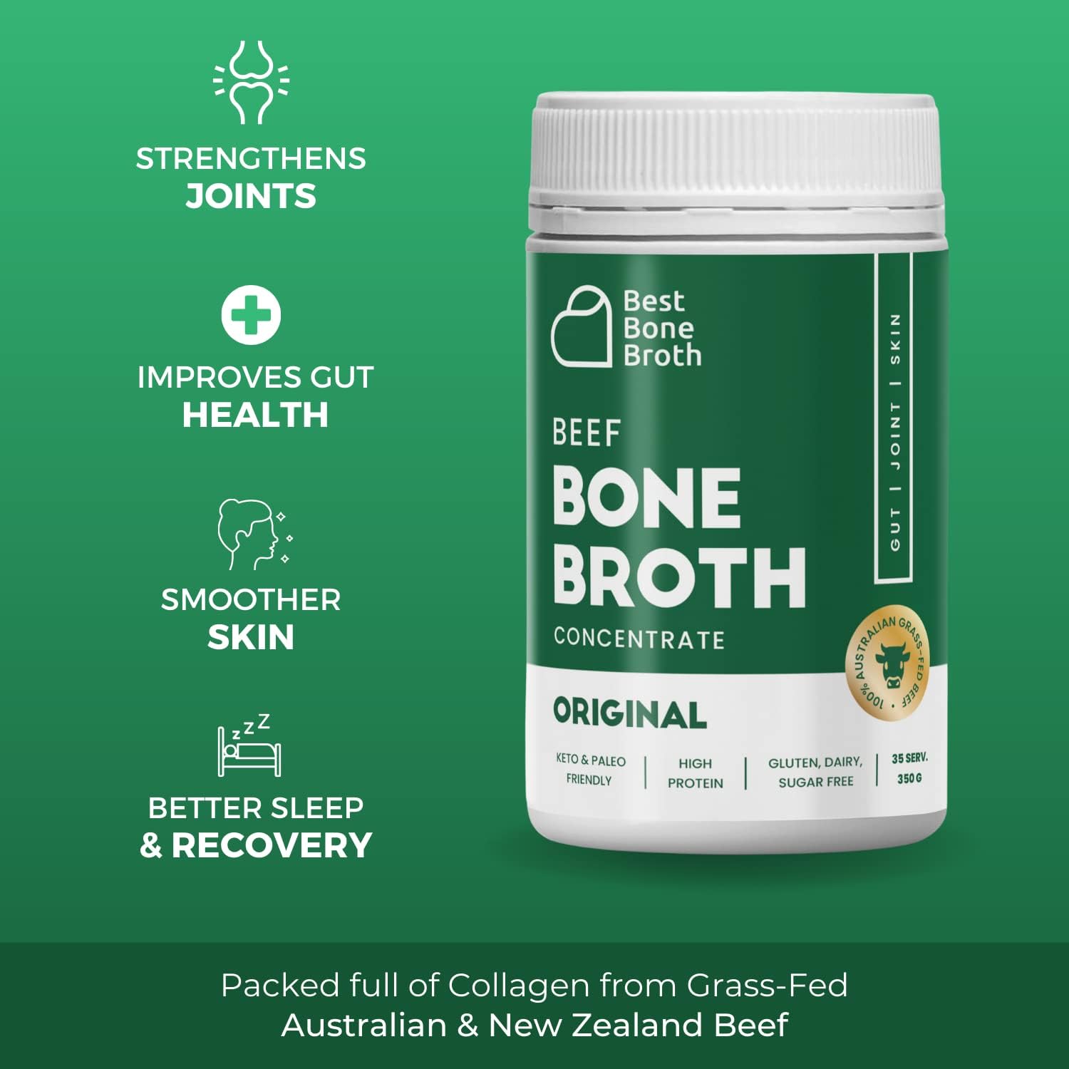 Best Bone Broth - Beef Bone Broth Concentrate - Review of Benefits