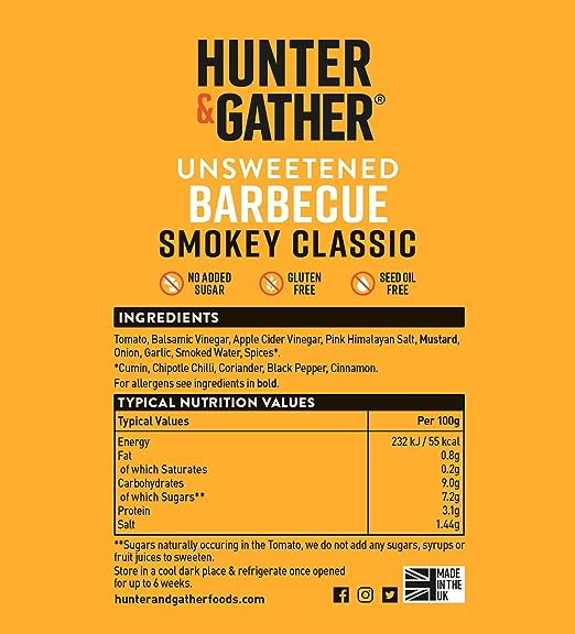Hunter & Gather Barbecue Sauce - Benefits