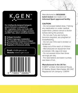 K-GEN Keto Greens Collagen - Review UK