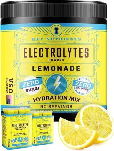 Key Nutrients Keto Electrolyte Powder 342g Lemon Flavour
