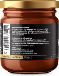 Almitas Natural Products Keto & Vegan Hazelnut Chocolate Spread 250g